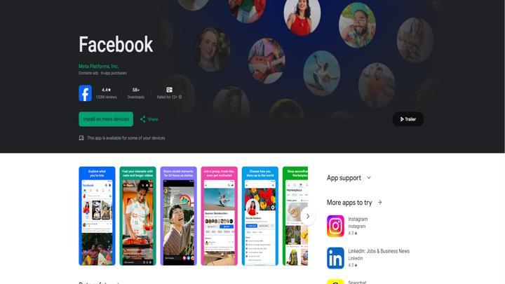 akun manajemen facebook - unduh dari Play Store